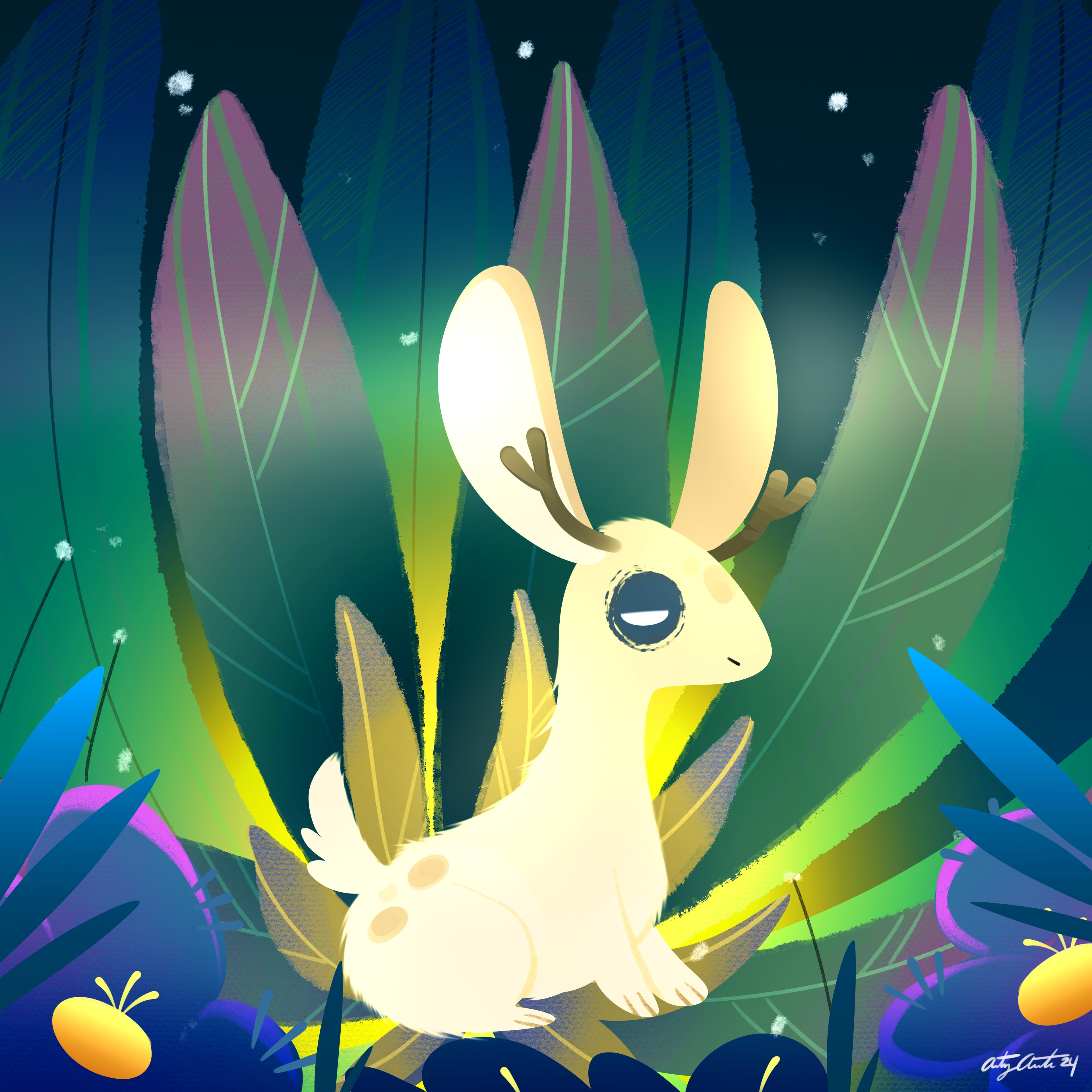 Glowing Forest
