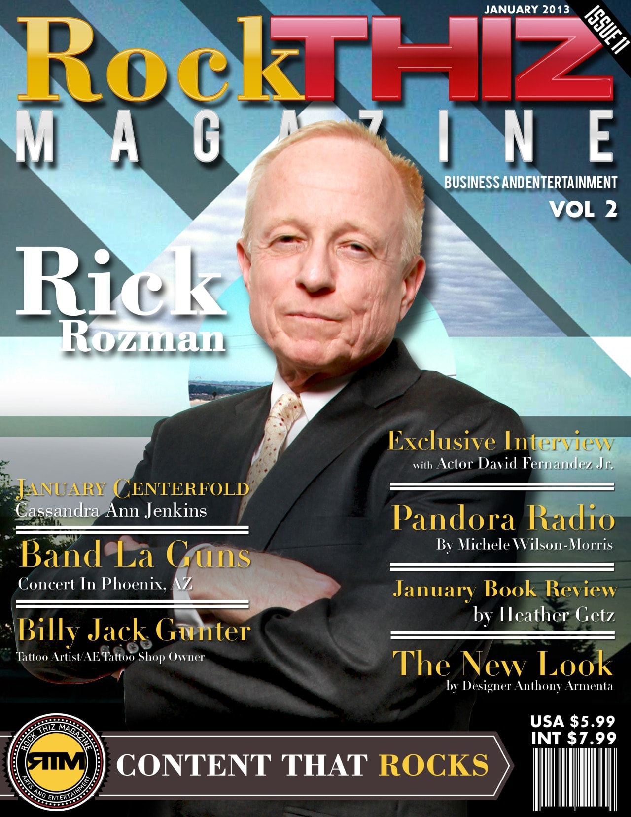 RockThiz Magazine — Vol. 2 Cover