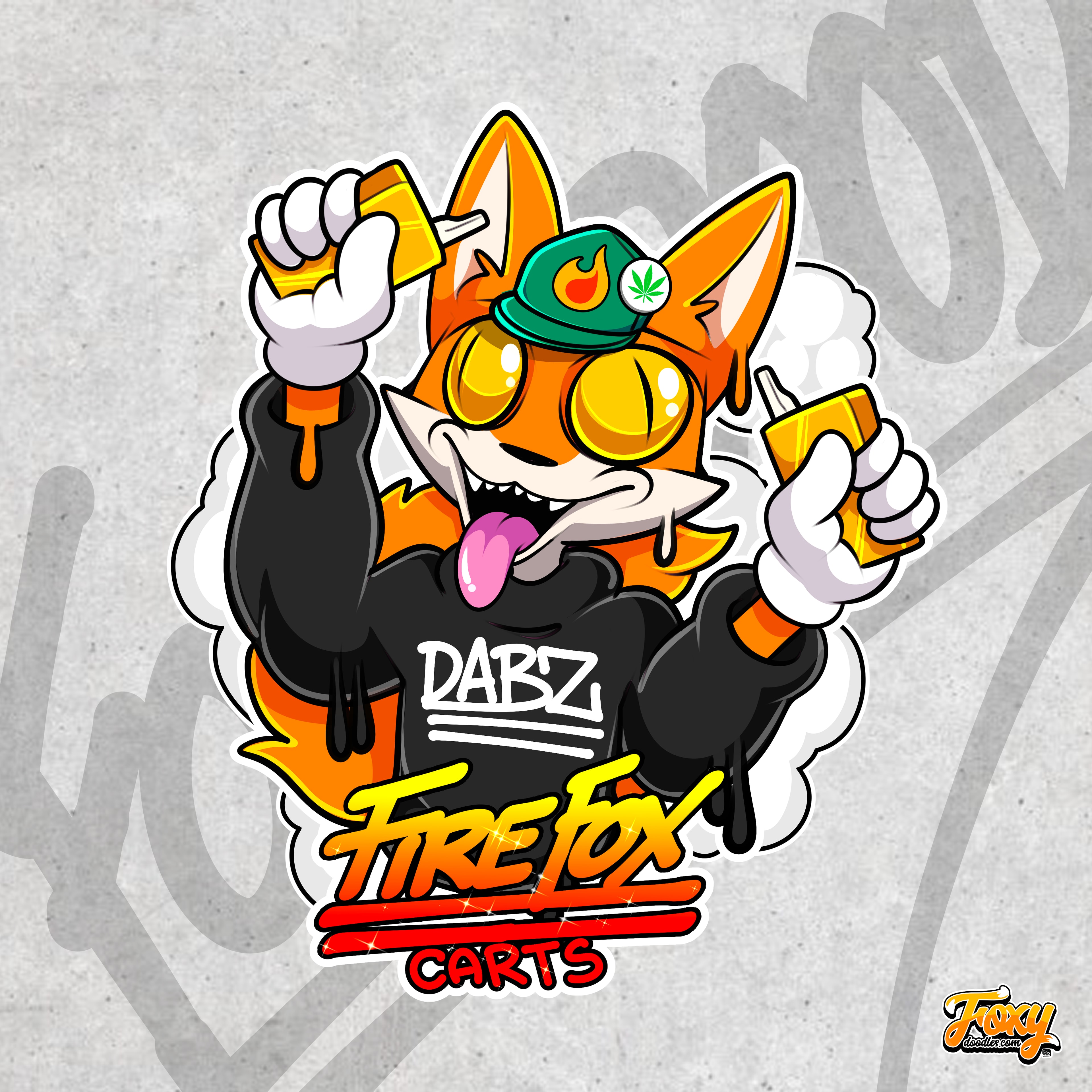 Dabz Firefox Carts — Mascot